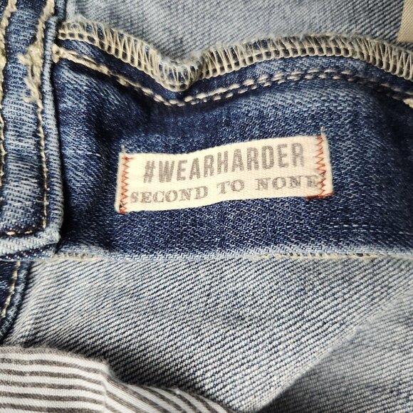 TK Axel Jeans Men's 40x30 Slim Boot Stretch Blue Denim Pants Medium Wash - Picture 16 of 16